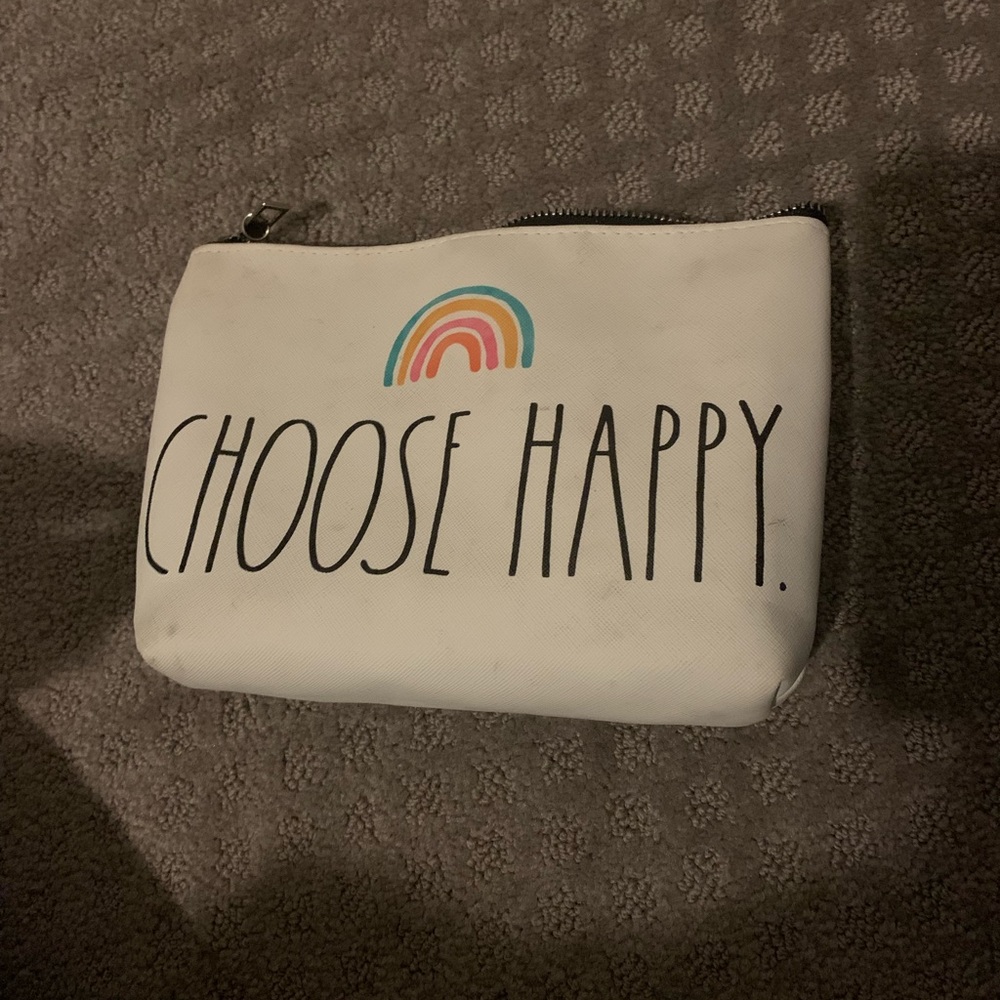 Choose happy rae dunn pouch